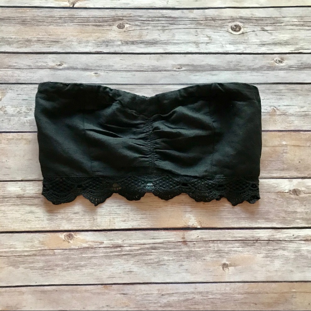 🛍Free People Black Bandeau Bralette